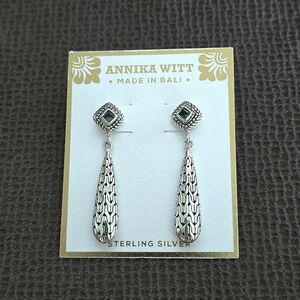 Annika Witt Sterling Silver🤍 Droplet💧 Earrings